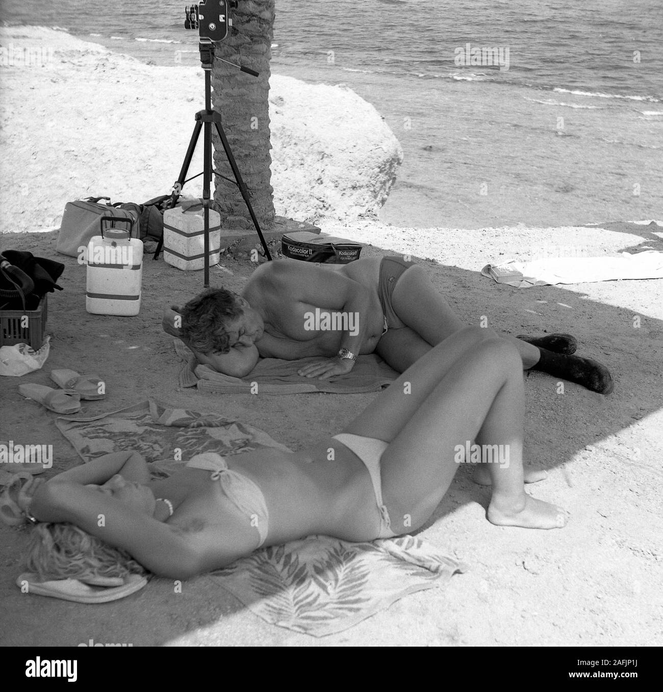 Bikini beach film hi-res stock photography and images - Alamy