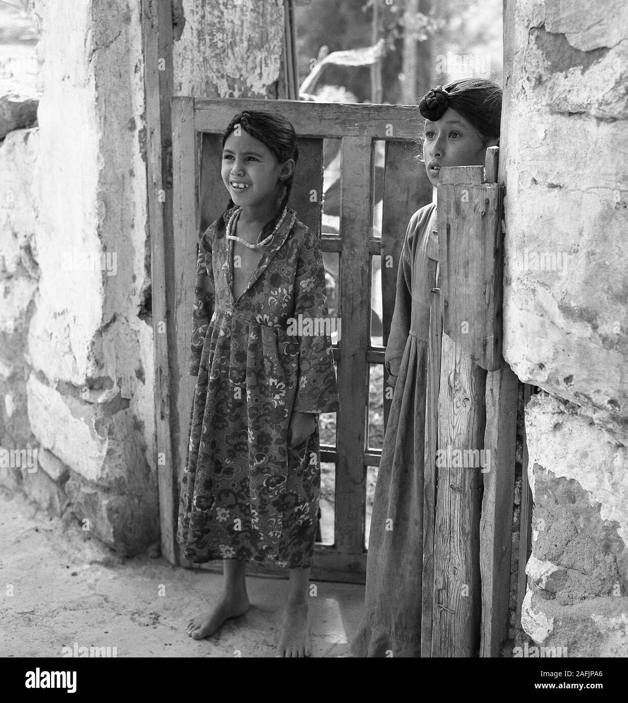 Bedouins In The Sinai At A Gate Stock Photo - Alamy