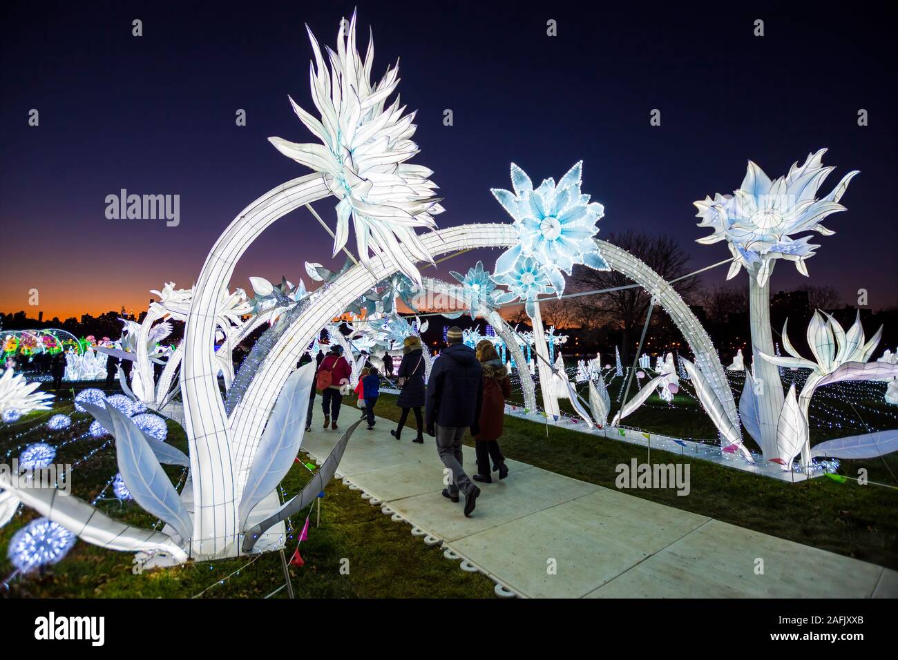 Randall's Island , New York, NY, USA December 8, 2019. LuminoCity's