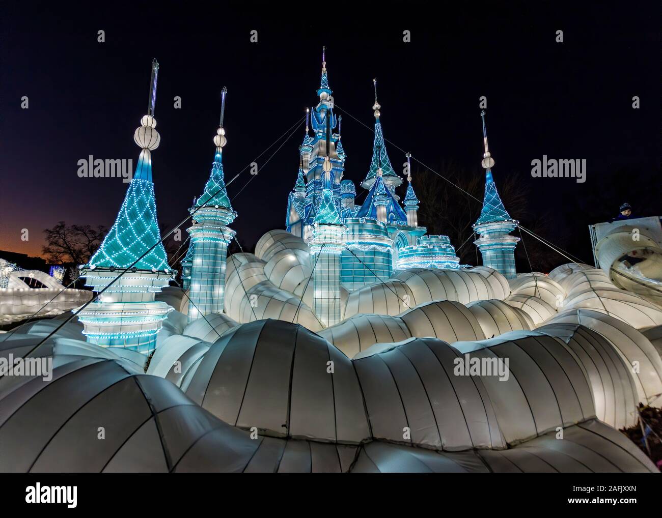 Randall's Island , New York, NY, USA December 8, 2019. LuminoCity's