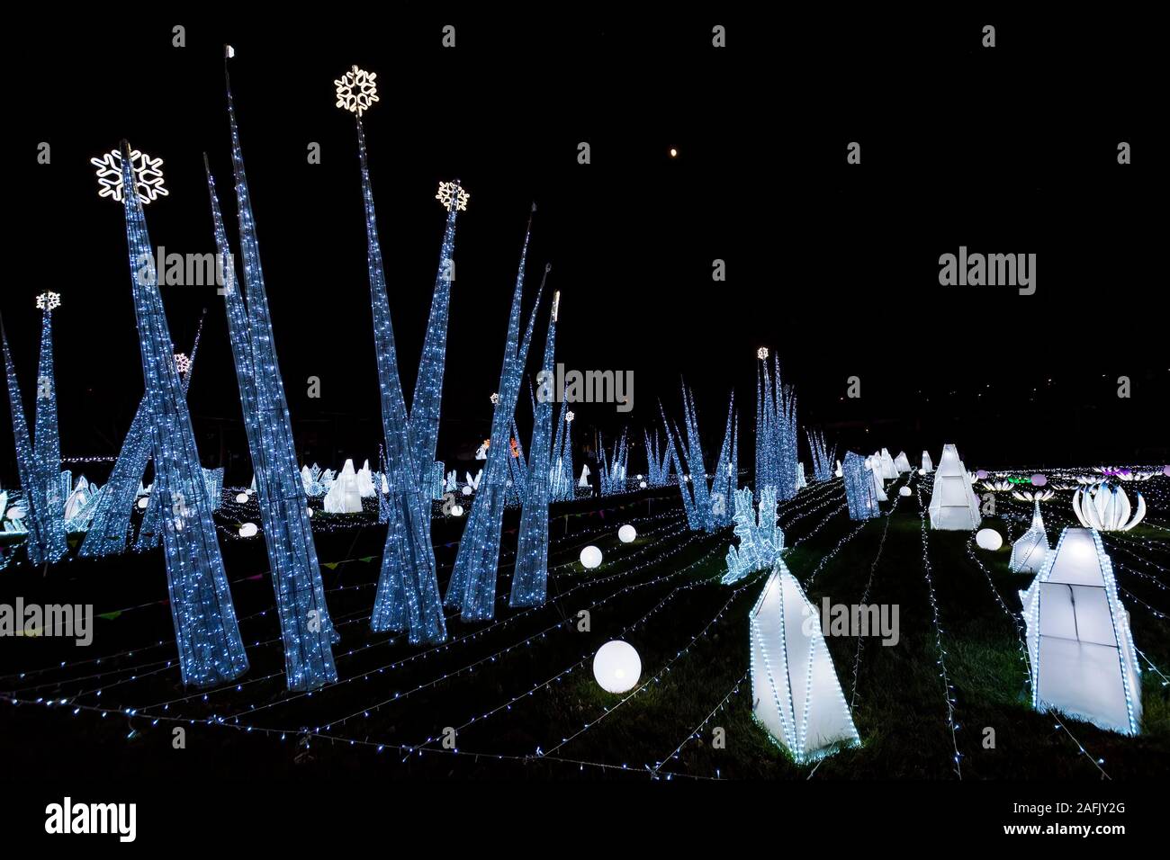 Randall's Island , New York, NY, USA December 8, 2019. LuminoCity's