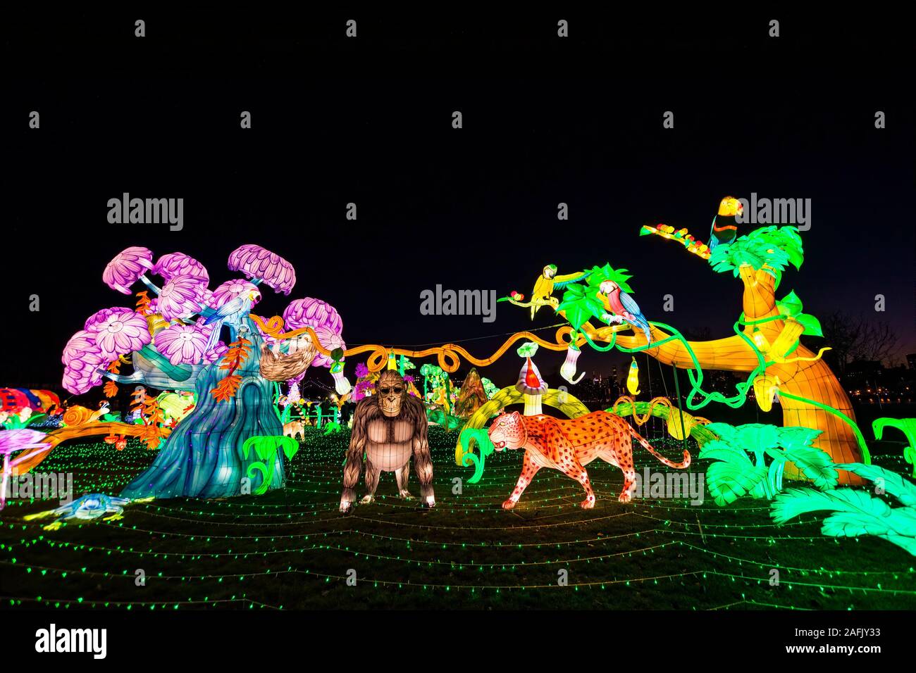 Randall's Island , New York, NY, USA December 8, 2019. LuminoCity's