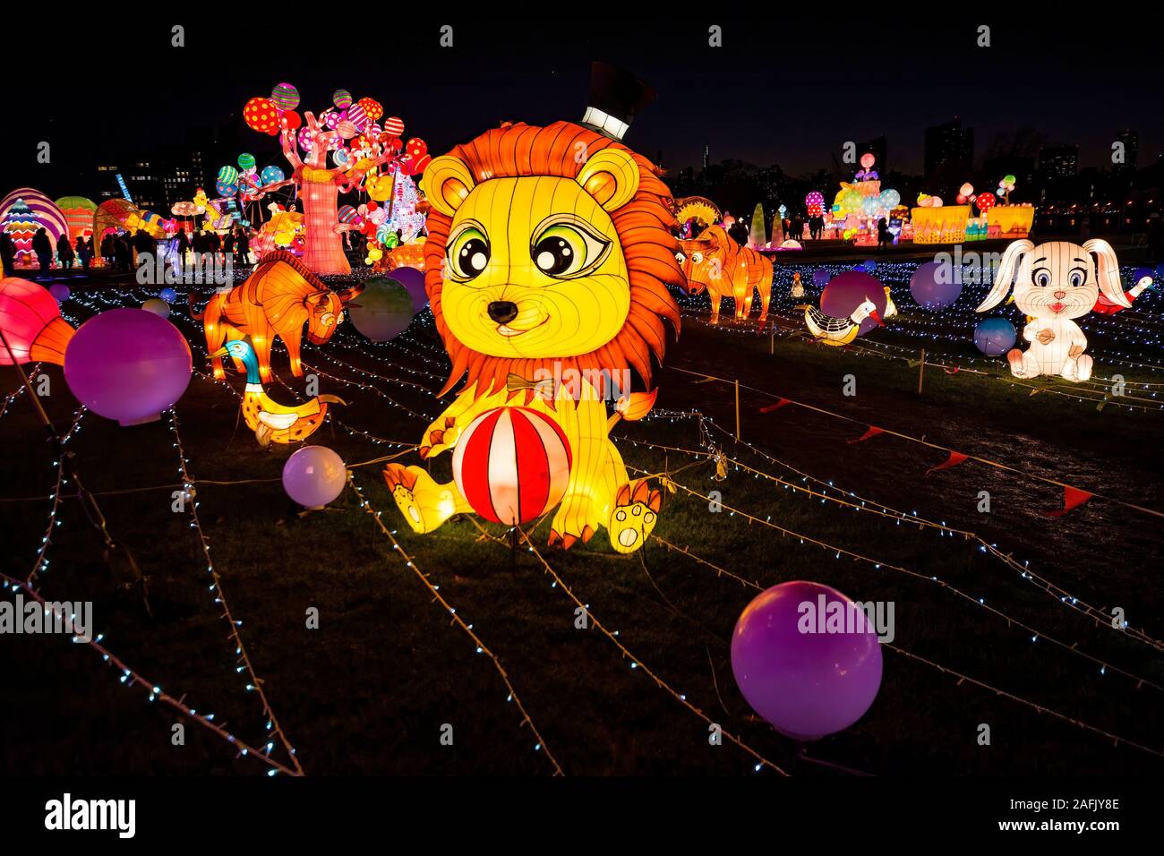 Randall's Island , New York, NY, USA December 8, 2019. LuminoCity's