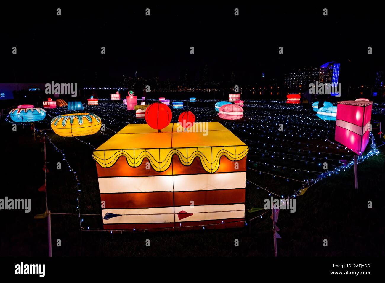 Randall's Island , New York, NY, USA December 8, 2019. LuminoCity's