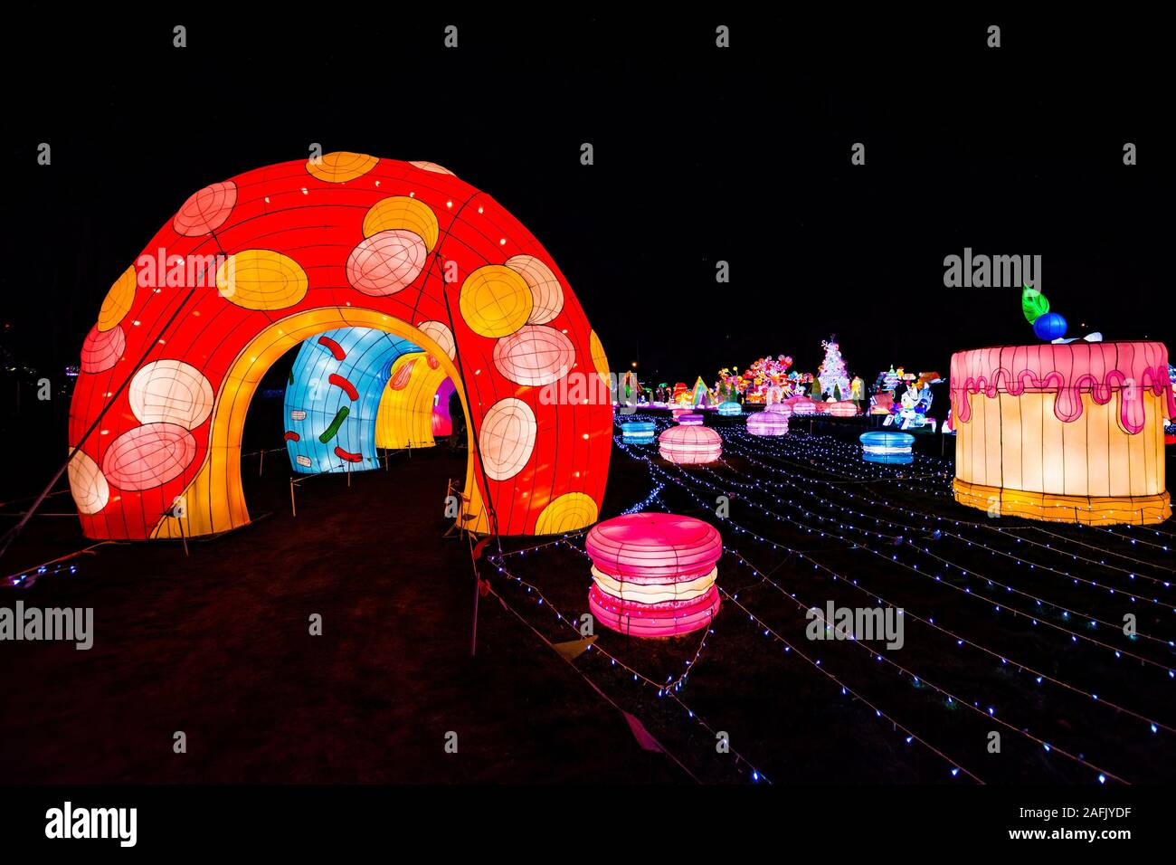 Randall's Island , New York, NY, USA December 8, 2019. LuminoCity's