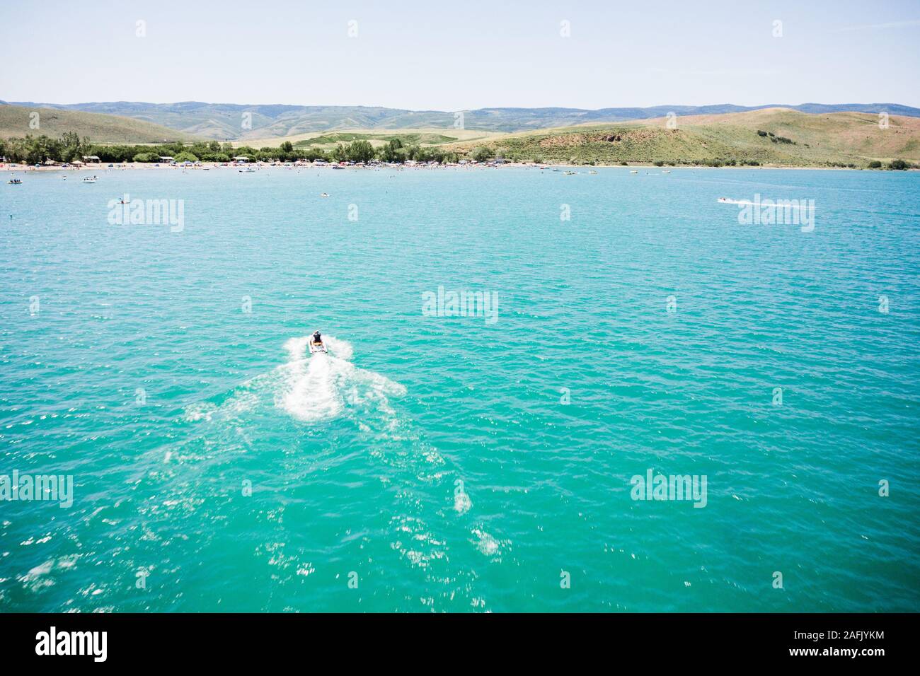 Single boat rides in popular Bear Lake destination in northern Utah