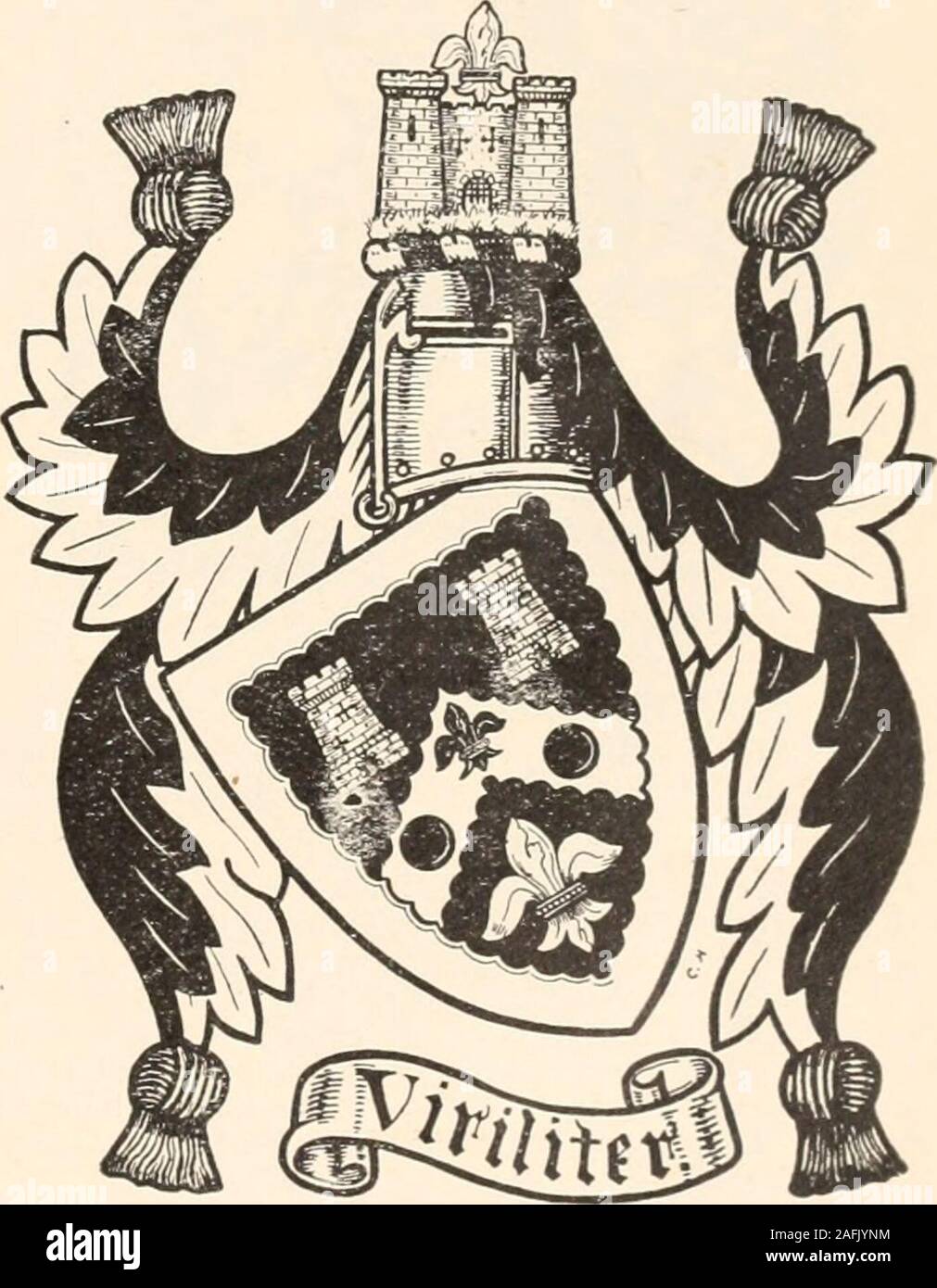 . Armorial families : a directory of gentlemen of coat-armour. thebattlements a fleur-de-lys or. Motto — Viriliter.Livery—Black coat, yellow collar and waistcoat, giltbuttons. Sons of James Birrell, Esq., J.P., of Uttershill,Penicuick, Midlothian, b. 1832 ; u. 1909; by 2ndwife, m. 1864, Jean Ireland, d. of James Weir, Writer,of 5 Grove Street, Edinburgh :—Walter Wood Birrell, Gentleman, b. 1867 ; m. 1889,Agnes, d. of Dr. Robert Riddell, of Woodslee, Penicuick ;and has issue—Jean Marion Dalziel. Res.—The WhiteHouse, Bentley Heath, Barnet, Herts. Club—R. Auto-mobile. Edwin Thomas Fairweather Bir Stock Photo