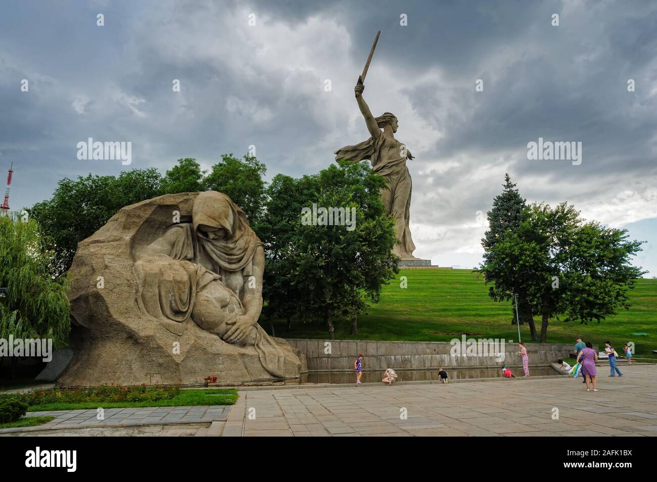The grieving mother monument. Volgograd, Russia Stock Photo Alamy