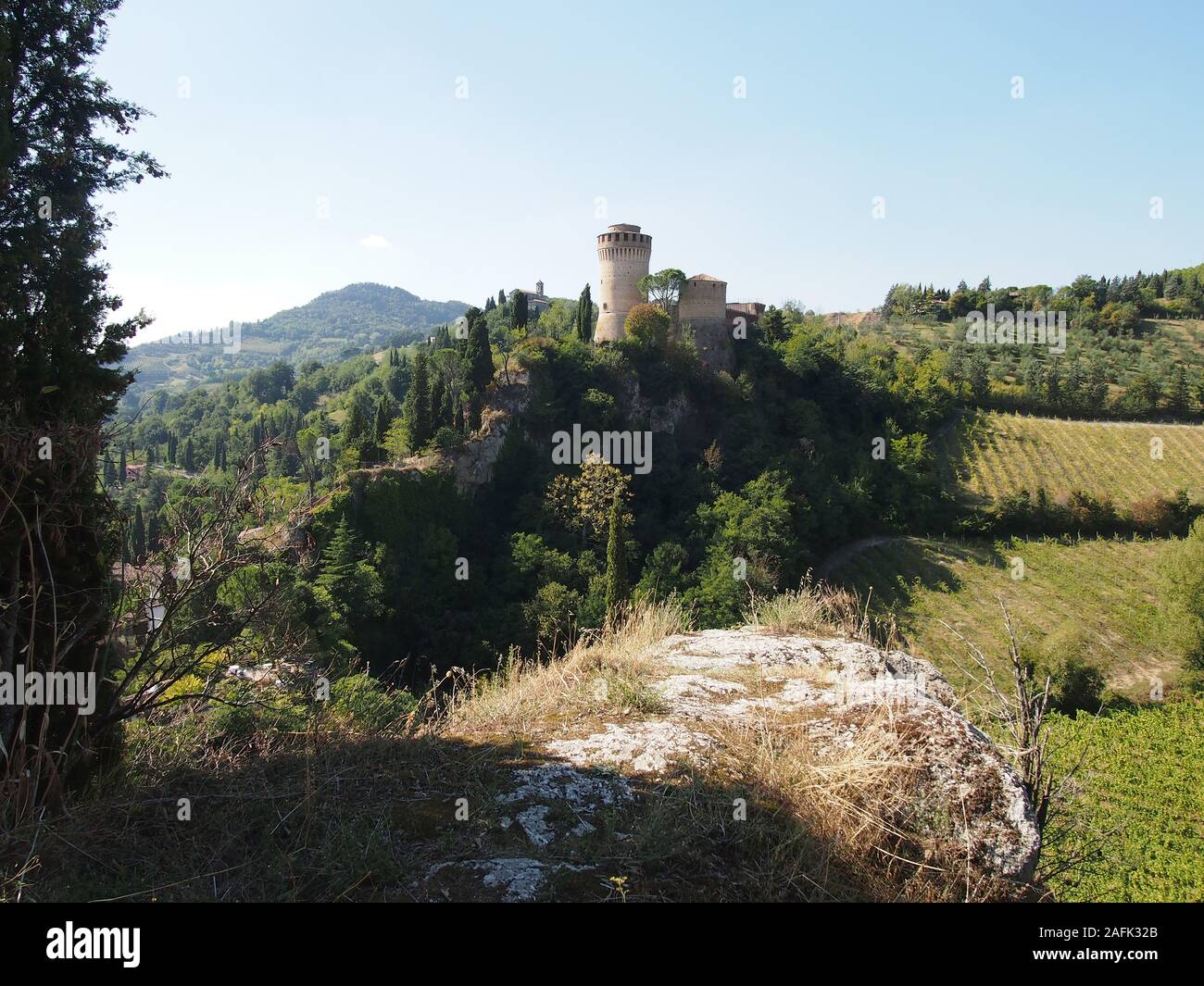 Tower of castle Stock Photo - Alamy