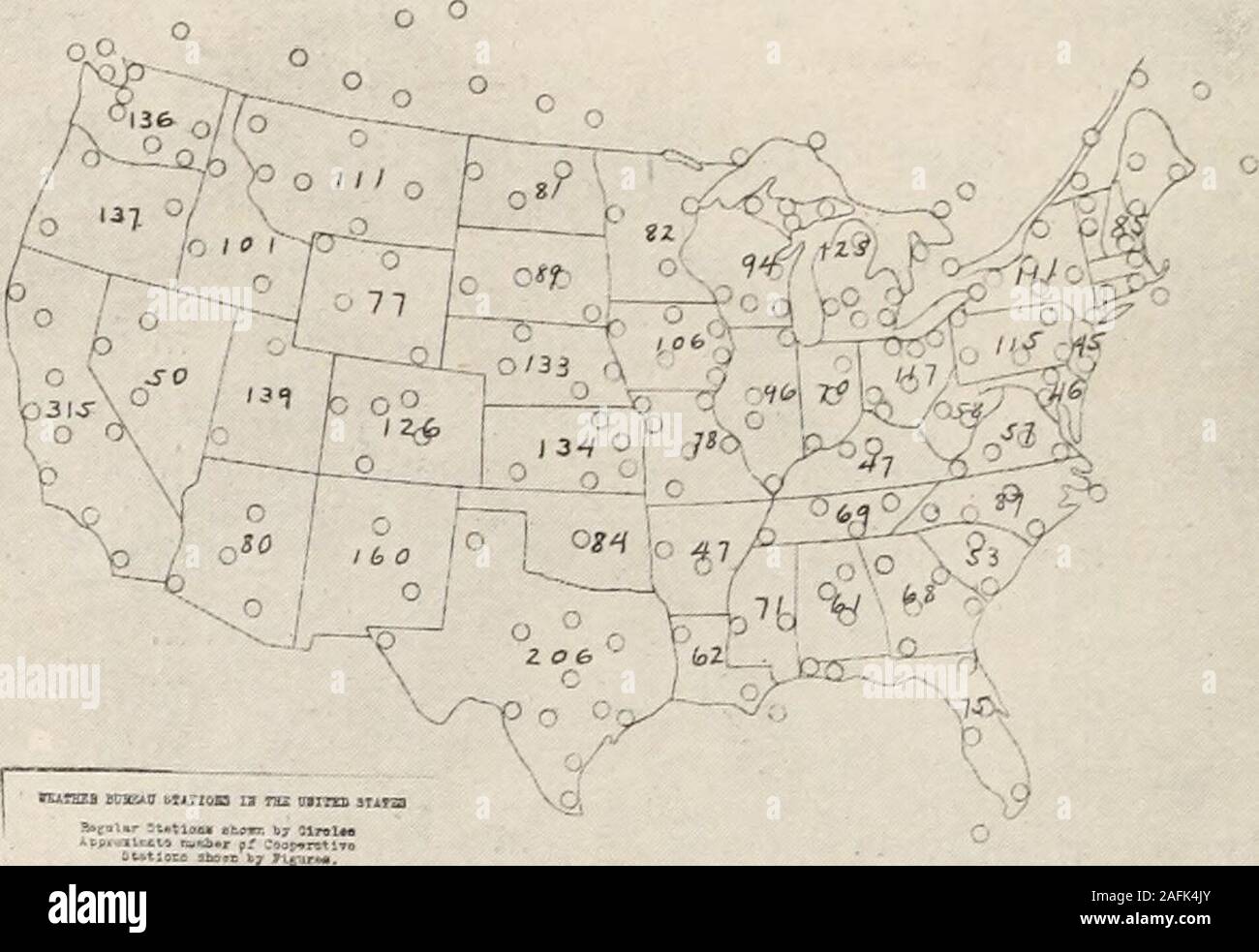 . Transactions of the American Climatological and Clinical Association.. ates by Sections, March, 1915, vol. ii,No. 3. As all such stations report precipitation, and some stations report thiselement only, the totals were prepared by considering the precipitation stations. geographical distribution of these regular and co-operativestations may be noted from the above table and fig. ion p. 14. The regular stations of ihe Bureau average one to 15,000square miles of territory. There is no limit to the specialstations except the securing of congressional appropriation forpurchase of instruments, an Stock Photo