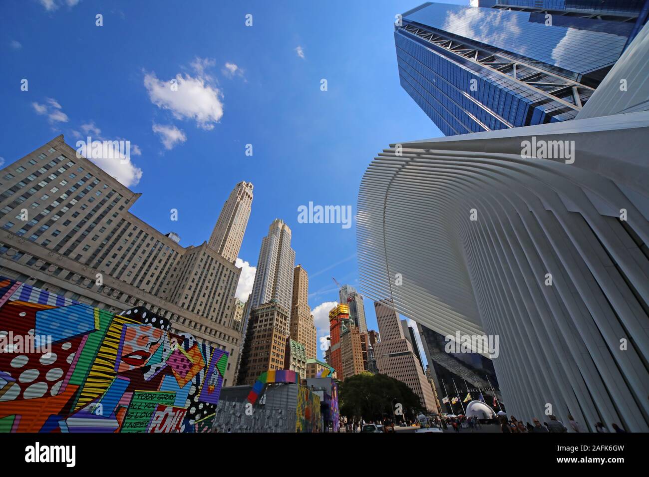 One World Trade Center, Manhattan, New York City, NY, USA, North America - rebuilt 2016 Stock Photo