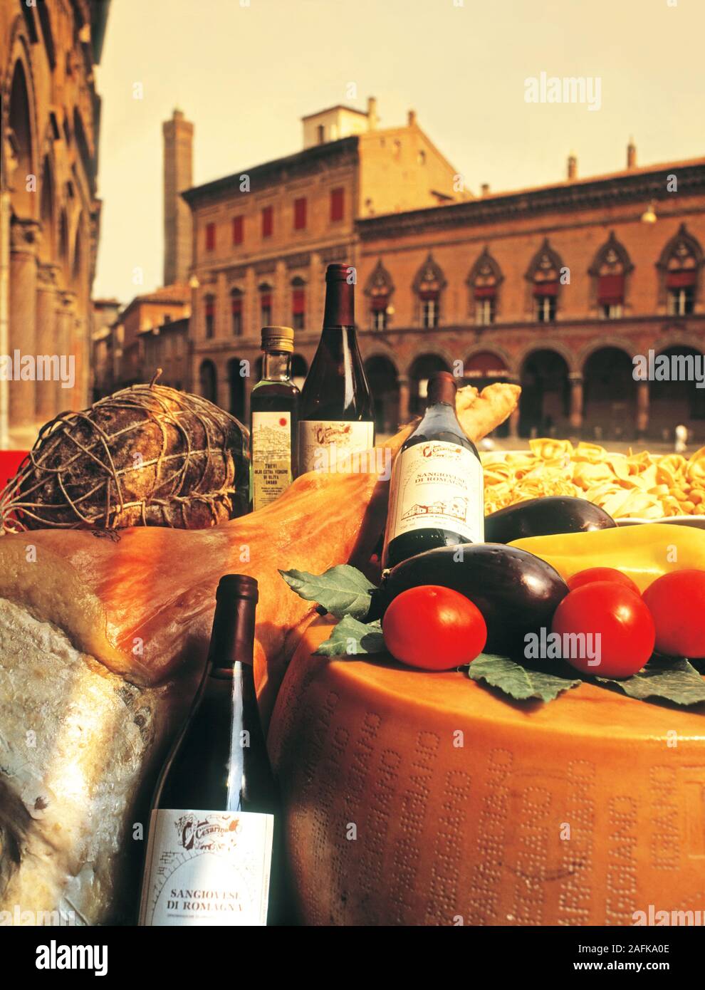 ITALY, BOLOGNA FOOD AND WINE Stock Photo Alamy
