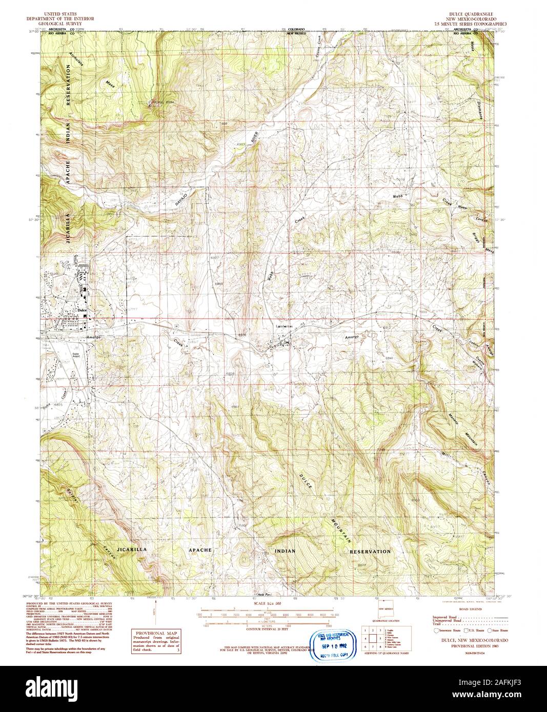 Dulce New Mexico Map Dulce New Mexico Map Hi-Res Stock Photography And Images - Alamy