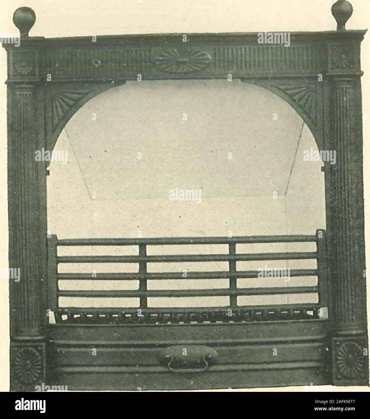 Grates And Fireplace Fixtures In Iron And Brass No 1430 Frame