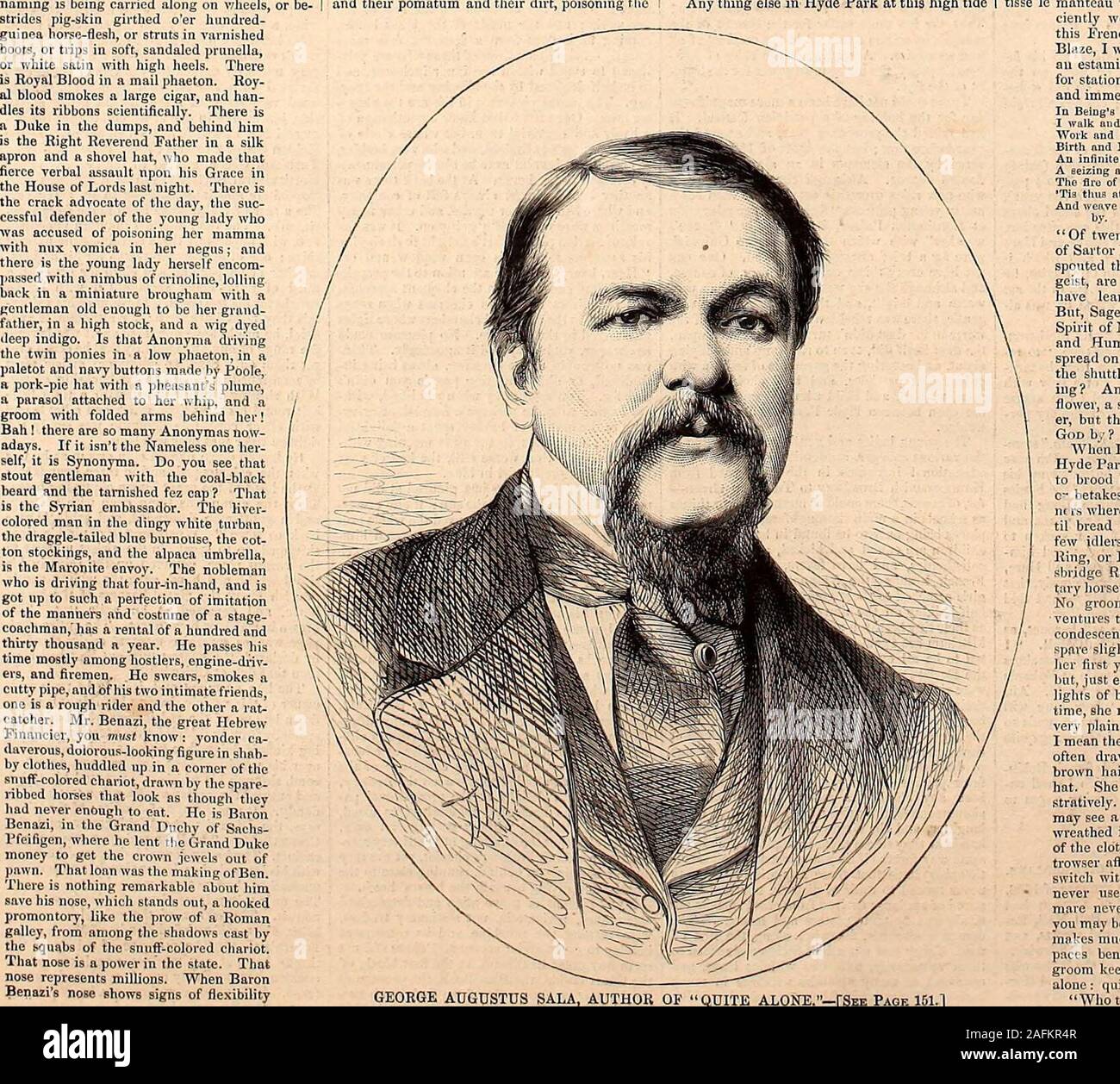 . Harper's weekly. n Hyde Park at this high tide rung of t youth and extreme ok! age, in comely virtueand i ml.Med  ].?.-. in w i-.loni ;iml foil v. eompla-eeney and diseomcnl : hut—look yonder, f:ir be-yond the outer fitnge in utter want and misery.Their, under lhe tree-, the ragged Woman Opensher Lunelle, ami dUtrihiues am..tig her callousbrood the foul straps she has begged at areagates or picked from gutters. There, on thesunny sward the sln.ekss tramp sprawls on hisbrawny baek, mid Haunts his Mesh, grinning inimpudent nmscularit v from ihe windows ,..f his [alters in the Vel V 1ae.- of w Stock Photo