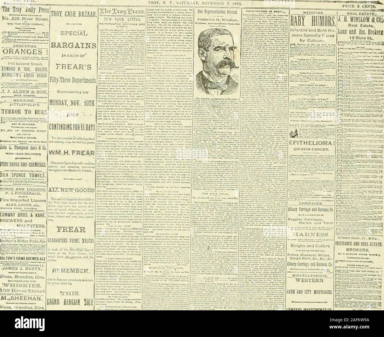 The City Of Troy And Its Vicinity 3 On February 10 1866 It Wasnamed In The Paper As That Of John Z Is Silje Eton Itiilu Aimel M Gt 7it I Gt N R