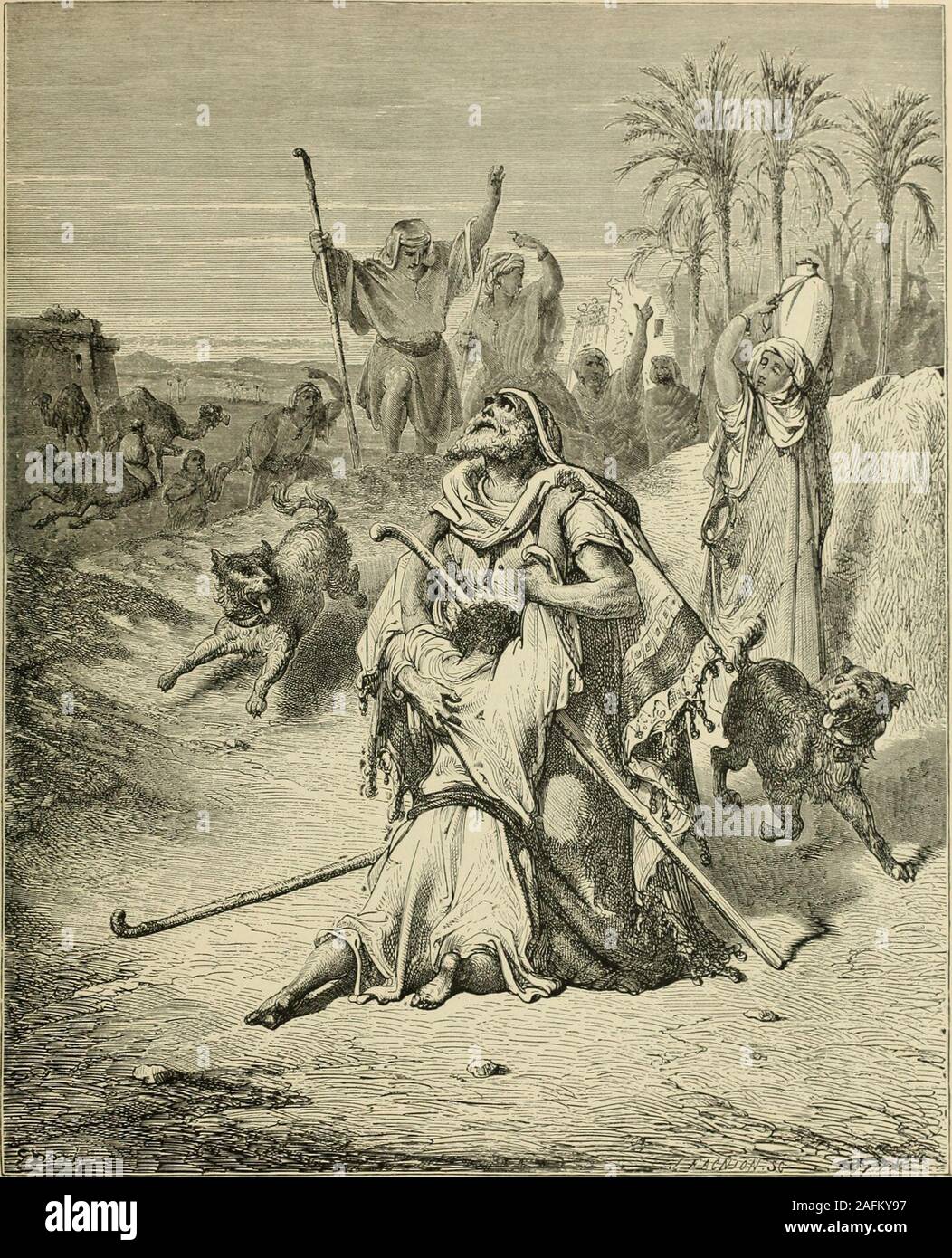 The Bible Panorama Or The Holy Scriptures In Picture And Story Sked Him What These Things Meant The Servant Answered Thy Brother Is Hereand Thy Father Has Killed The Fatted Calf