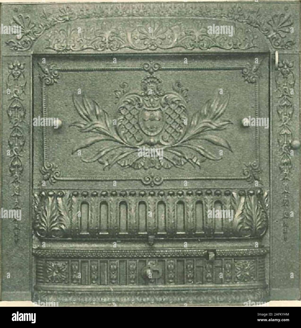 Grates And Fireplace Fixtures In Iron And Brass The Monarch No