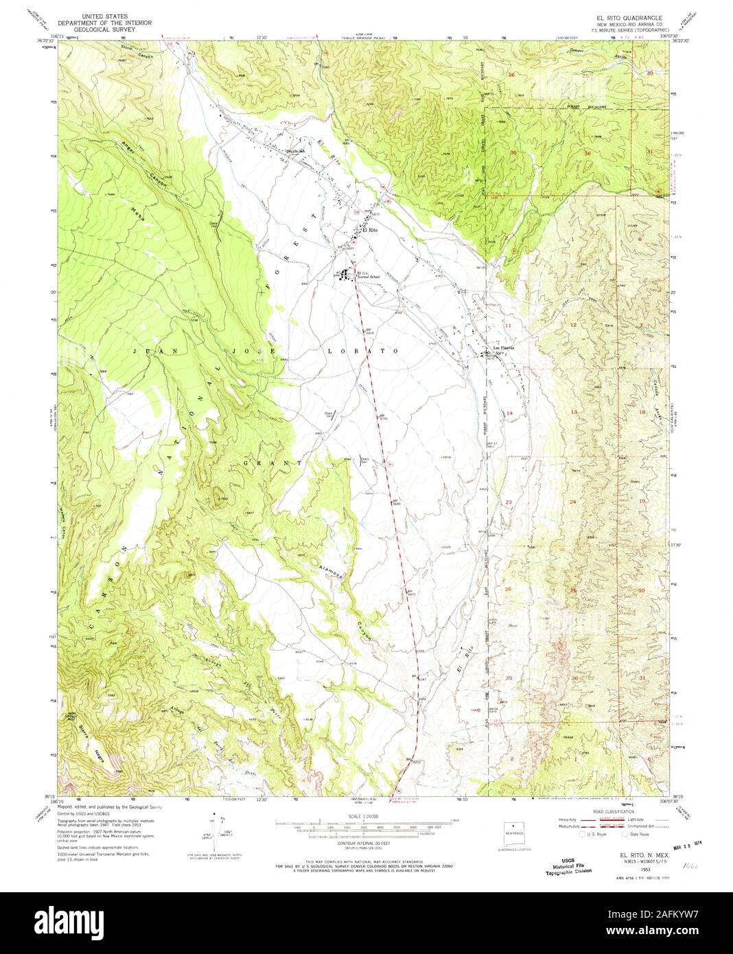 El Rito Map Rito Cut Out Stock Images & Pictures - Alamy
