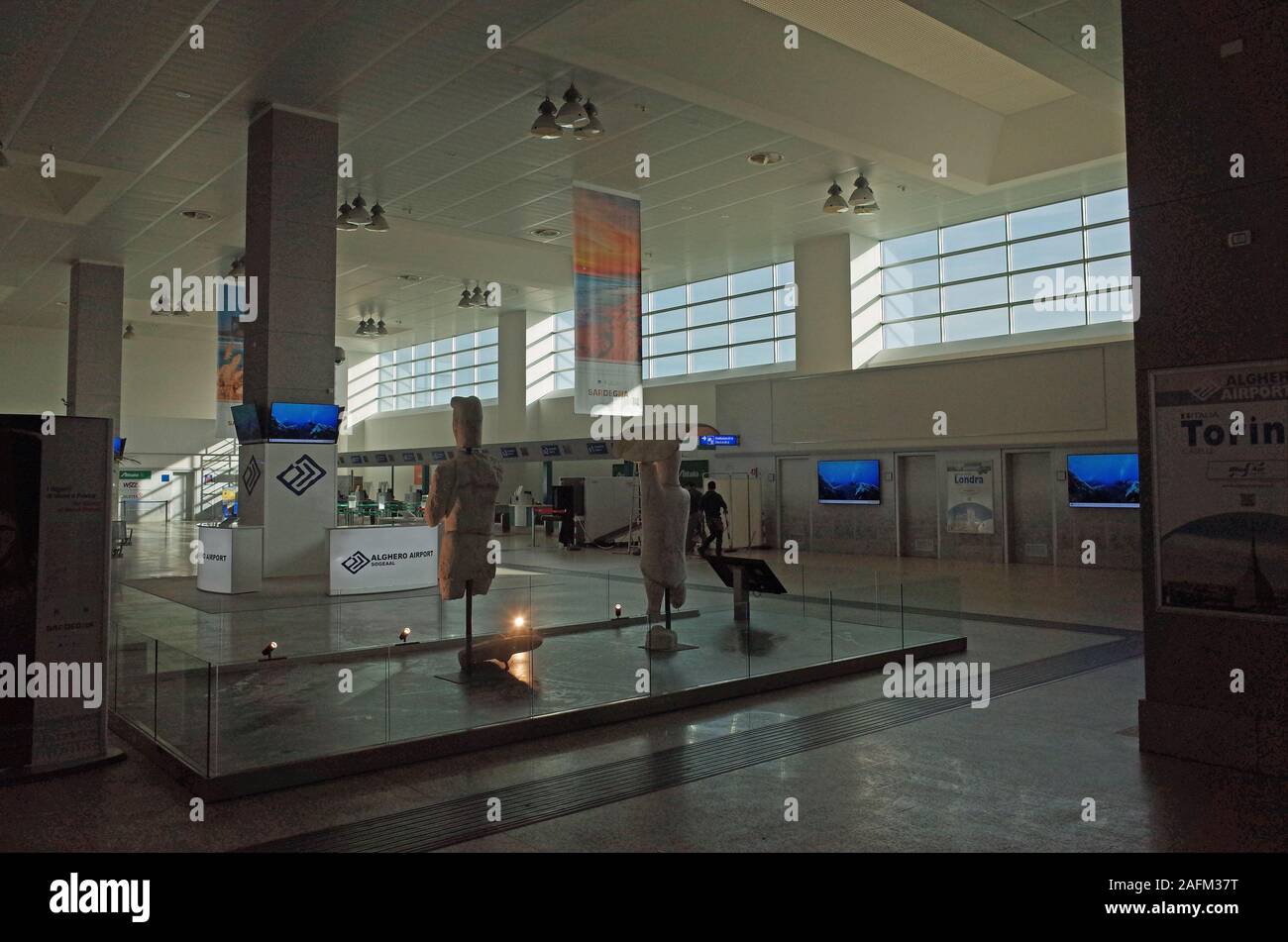 Alghero International Airport, Sardinia, Italy Stock Photo