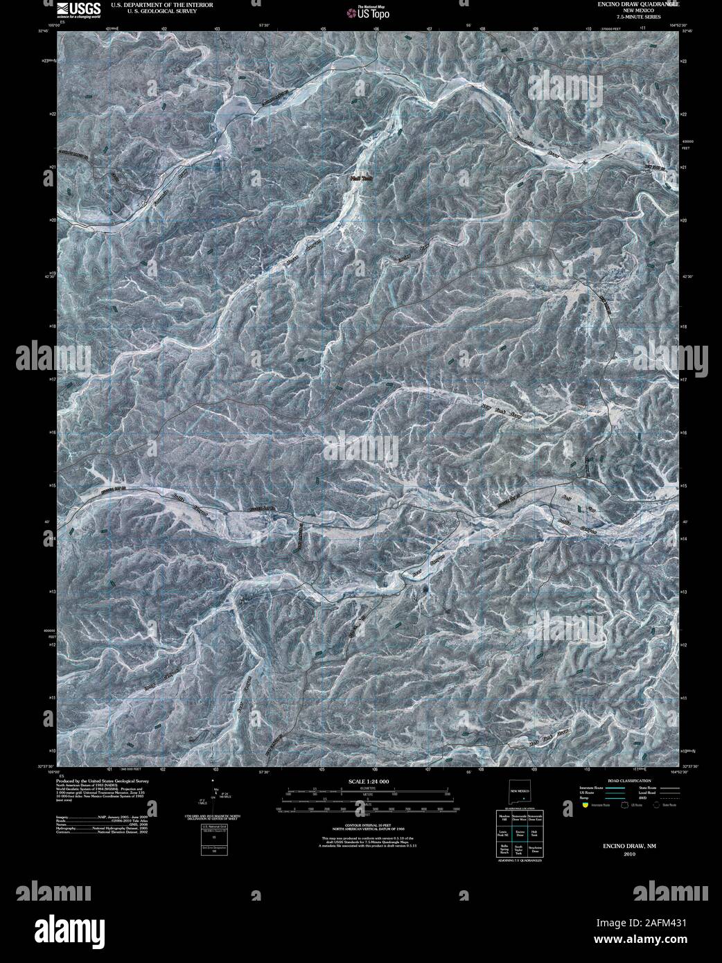 Map of encino new mexico hires stock photography and images Alamy