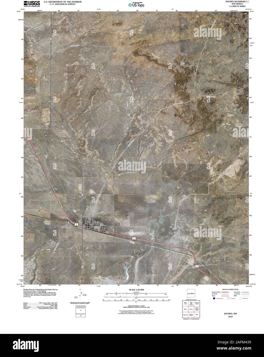 Map of encino new mexico Cut Out Stock Images & Pictures Alamy