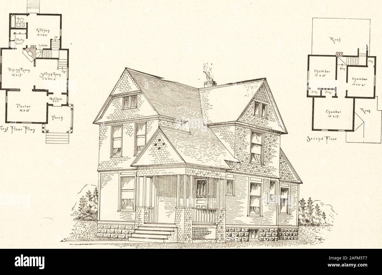 Artistic Dwellings Giving Views Floor Plans And Estimates Of