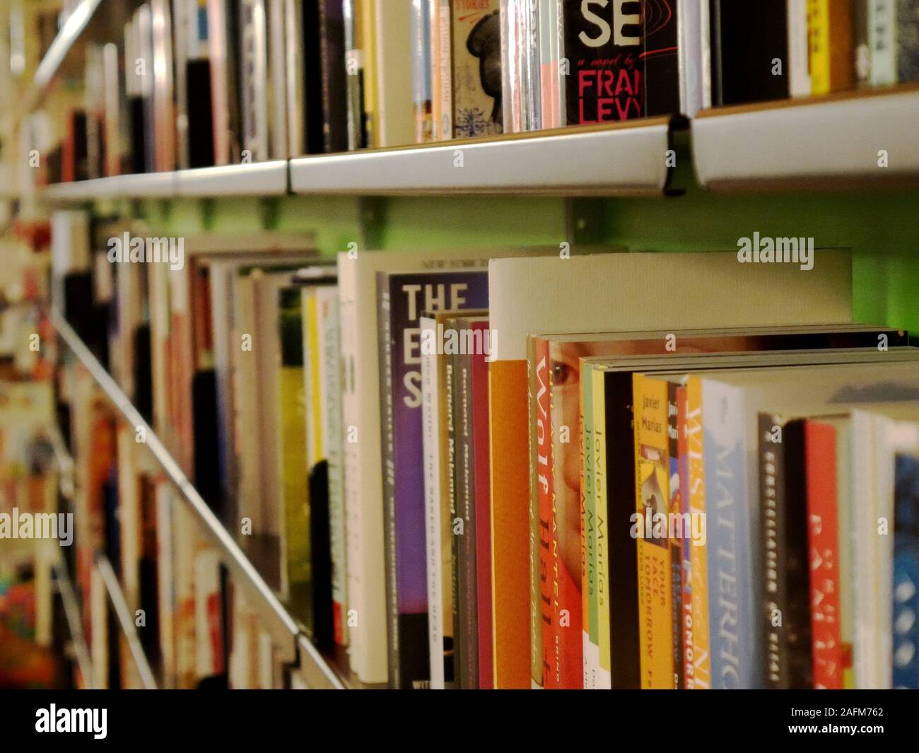 Books on a shelf Stock Photo Alamy