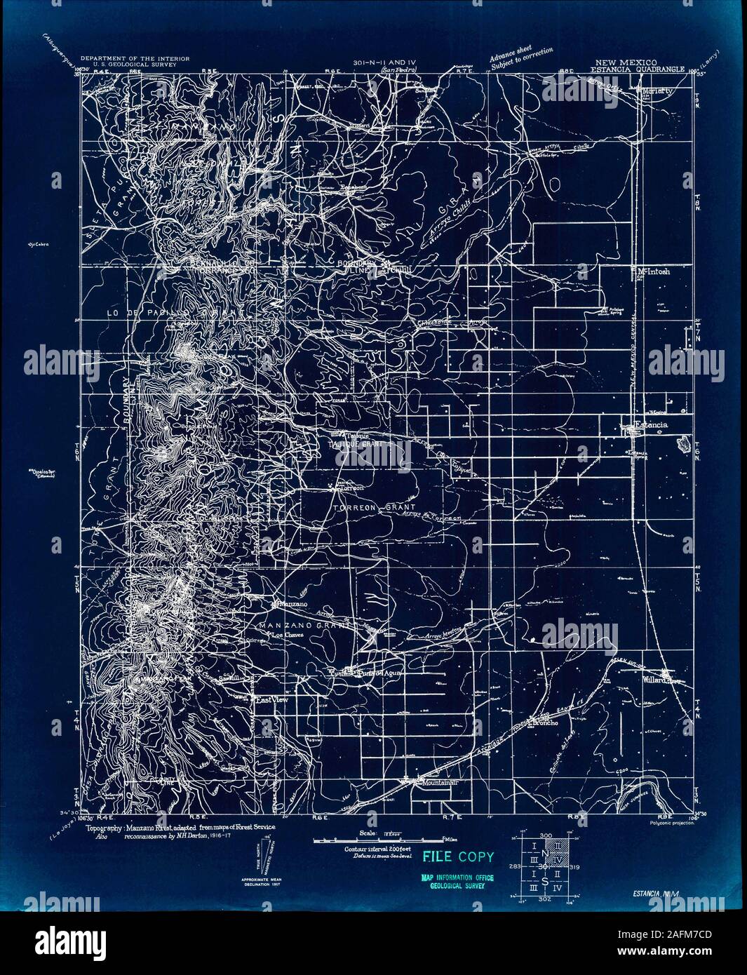 Map of estancia hires stock photography and images Alamy