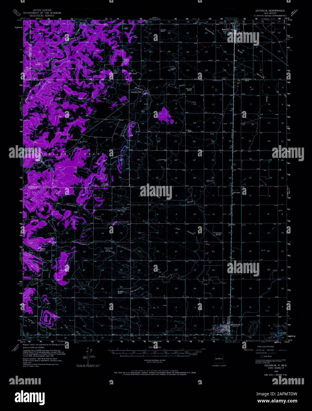 Map of estancia hires stock photography and images Alamy