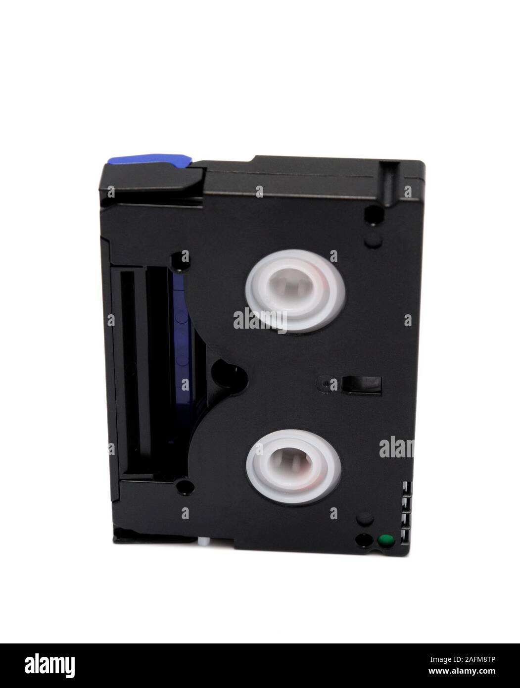 Videocassette standard miniDV isolated on a white background Stock