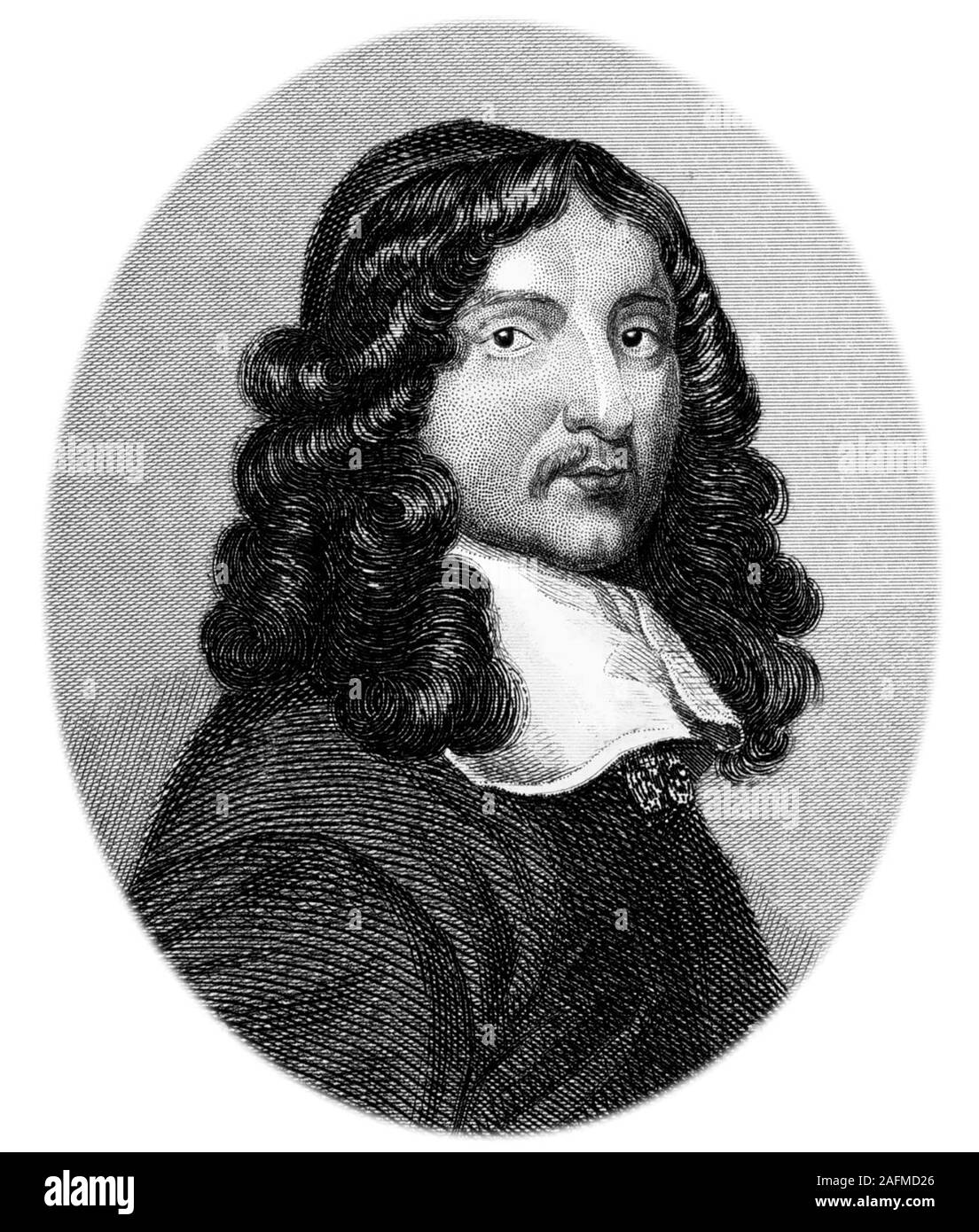 ANDREW MARVELL (1621-1678) English metaphysical poet Stock Photo