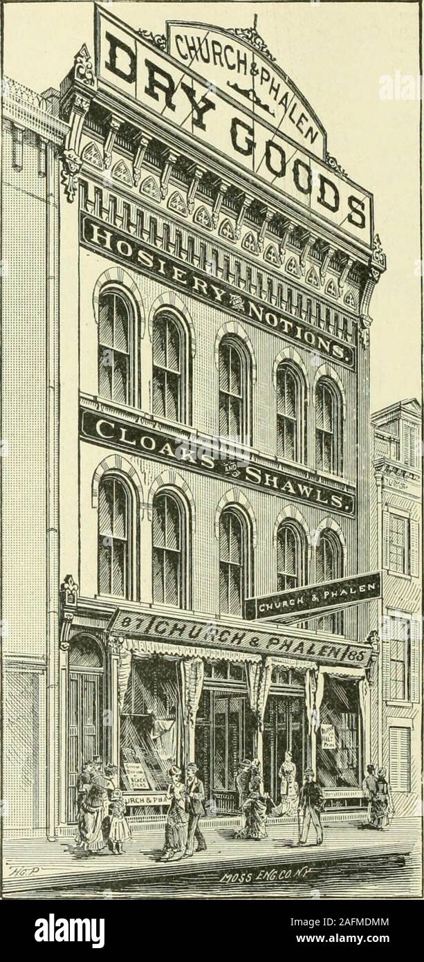 . The city of Troy and its vicinity. > <. i^ CHURCH & PHALENS CONGRESS STREET BUILDING. 14. CHURCH .»c PHALEN S THIRD STREET BUILDING. 99 begun in 1841 by Edmund Cole, atNo. 52 Congress Street. George Bris-tol, a clerk in his store, became hissuccessor in 1846. In 1854, he movedthe store to Rands Building, on thenorthwest corner of Third and Con-gress streets. In 1858, Edward E.Belden became his partner ; the firmtaking the name of George Bristol &Co. On the dissolution of the part-nership, in l86r, George Bristol indi-vidually continued the business untilMarch i, 1863, when George H.McF Stock Photo