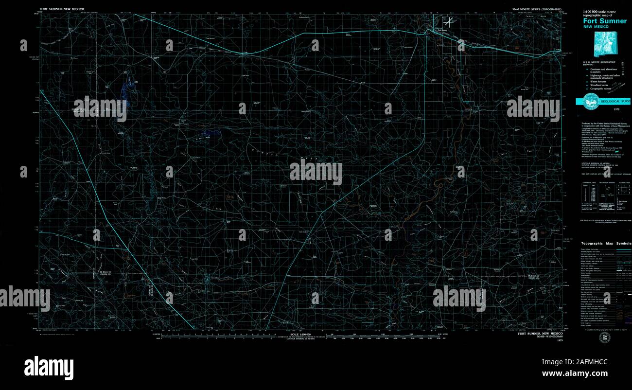 Fort sumner map hires stock photography and images Alamy