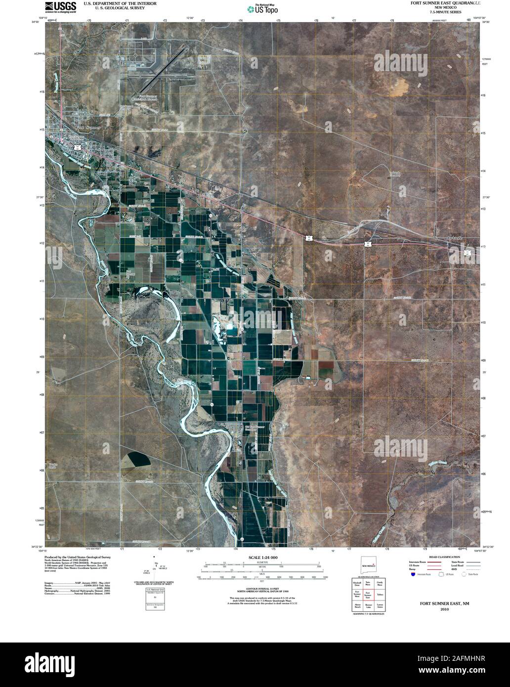 Fort sumner map hires stock photography and images Alamy