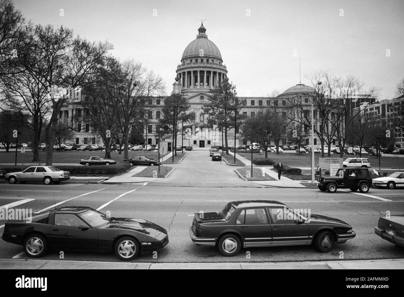 Jackson, Mississippi, USA 1996 Archival black and white view of the
