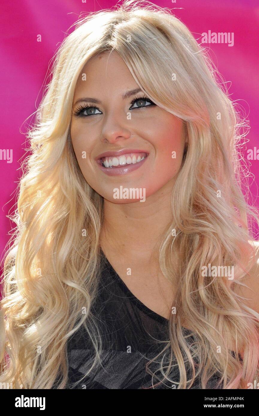 Mollie King. The Saturdays.T-Mobile's Night In Event, Covent Garden, London. UK Stock Photo