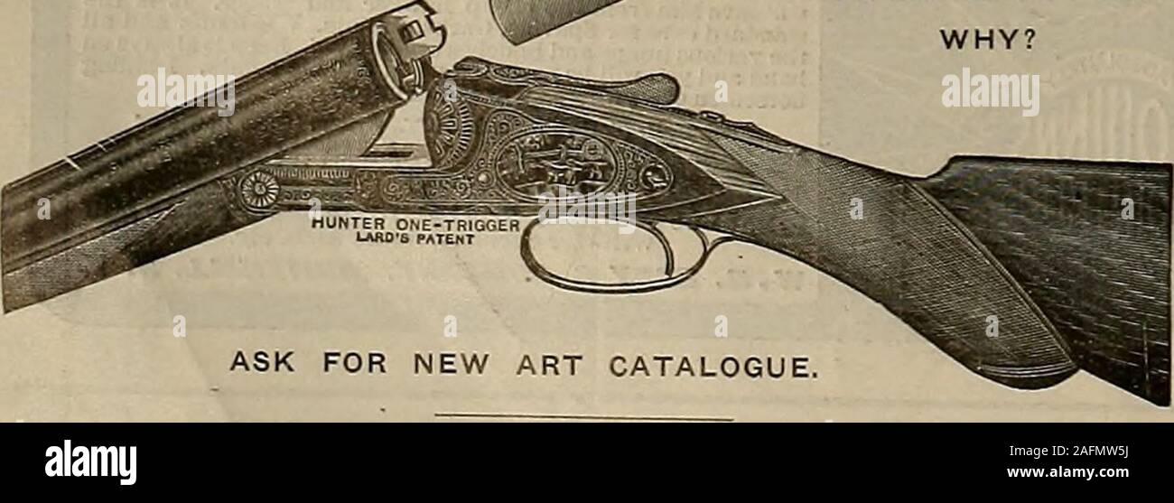 . Breeder and sportsman. L. C. SMITH GUNS Hunter One-Trigger Hold the Worlds Record. WHY?. The Hunter Arms Co. - Fulton, N. Y.PHIL. B. BEKEART, CO., Inc. Cal. Temporary Office: No. 1346 Park St., ALAMEDA,(Pacific Coast Branch.)Ti/r t £.Reactl Co- Ithaca Gun Co., Smith & Wesson, E. C. Cook & BroMa in Fire Arms Co., Markham Air Rifle Co., Daisy Mfg. Co., Ideal Mfg CoHcVrT c ImpIement Co- Iyer Jasons Arms & Cycle Works, Ham THE OLD RELIABLEPARKER GUN in the hands of J. E. Cantelon Won theGRANDCANADIANHANDICAP At live birds. Stock Photo