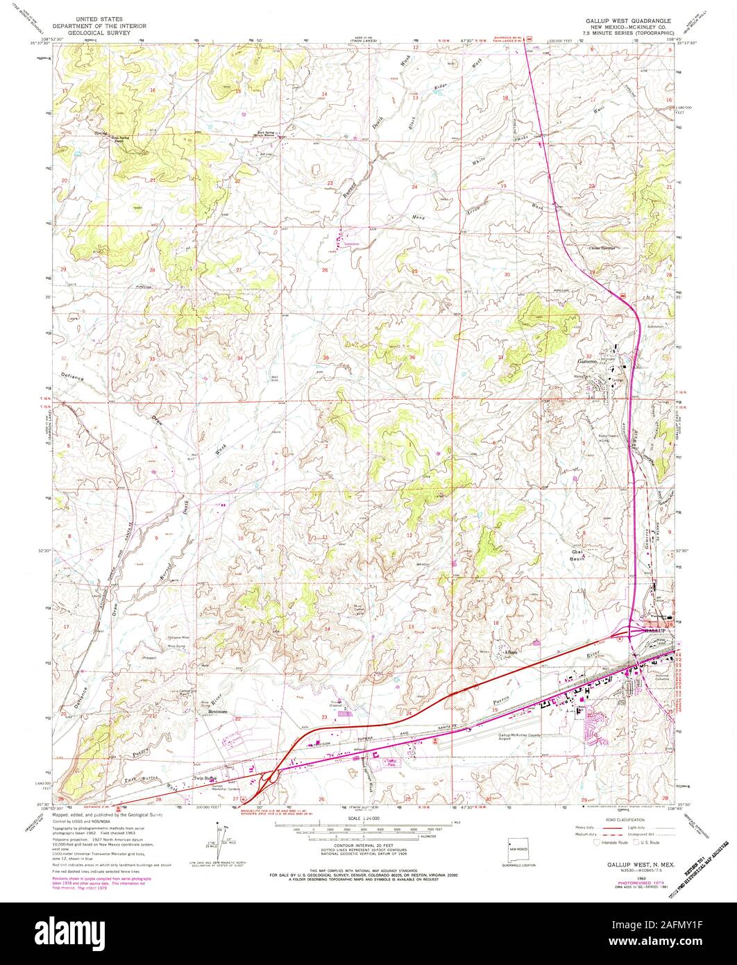 Map of gallup hires stock photography and images Alamy