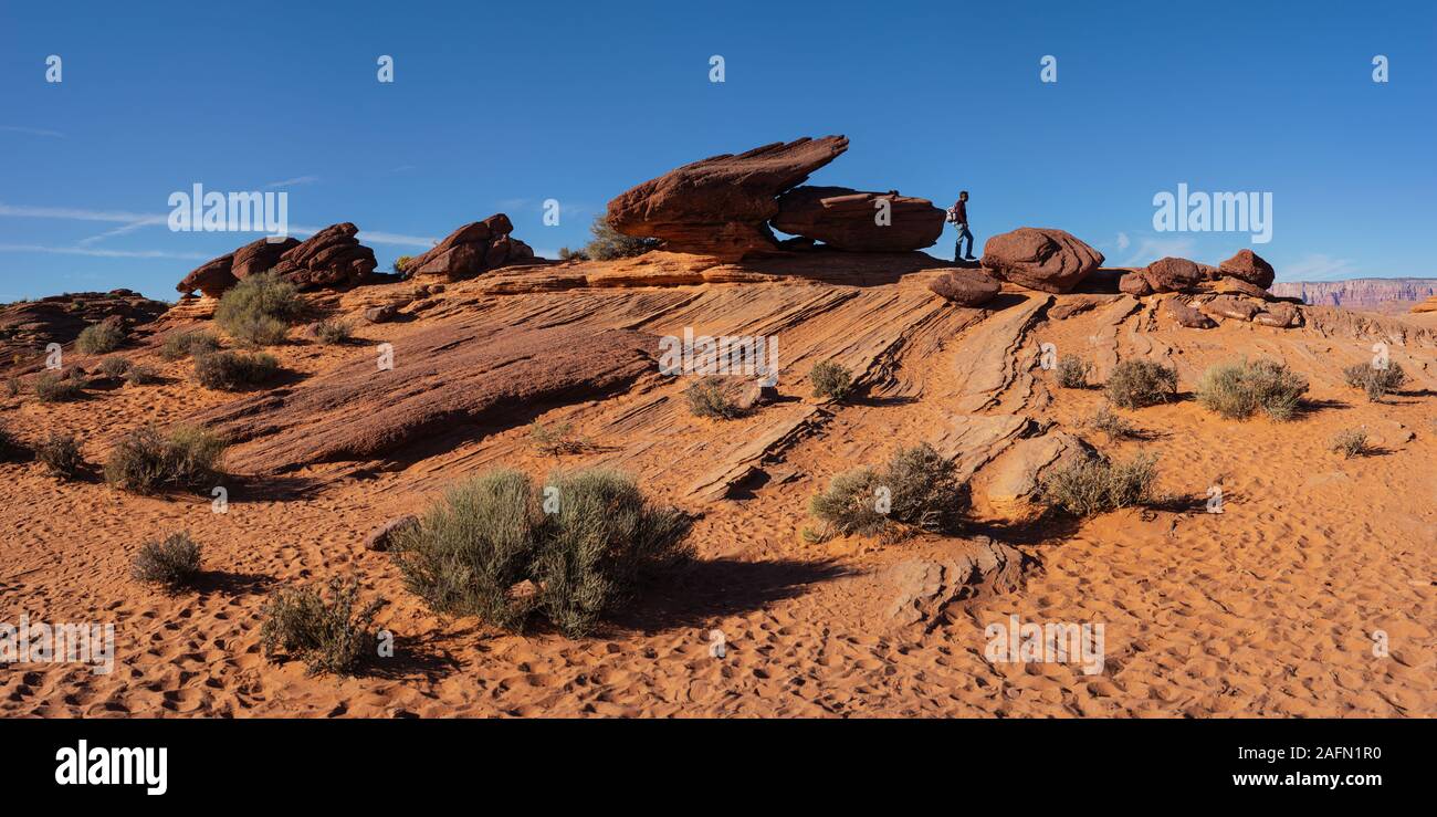 Lonely walker hi-res stock photography and images - Alamy