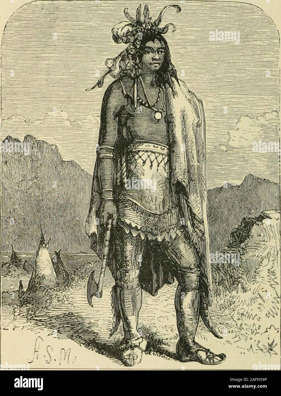 . The world's inhabitants; or, Mankind, animals, and plants; being a popular account of the races and nations of mankind, past and present, and the animals and plants inhabiting the great continents and principal islands. ir chief. SittingBull, was able to main-tain a successful resist-ance against all thetroops that could bebrought against him,and he finally escapedinto the Canadian Do-minion with all his fol-lowers. The Crows area branch of the Dakotasin Southern Montana, anoted tribe of maraud-ers and horse-stealers,who cannot be said to bereally subject, thoughthey avoid open warwith the w Stock Photo