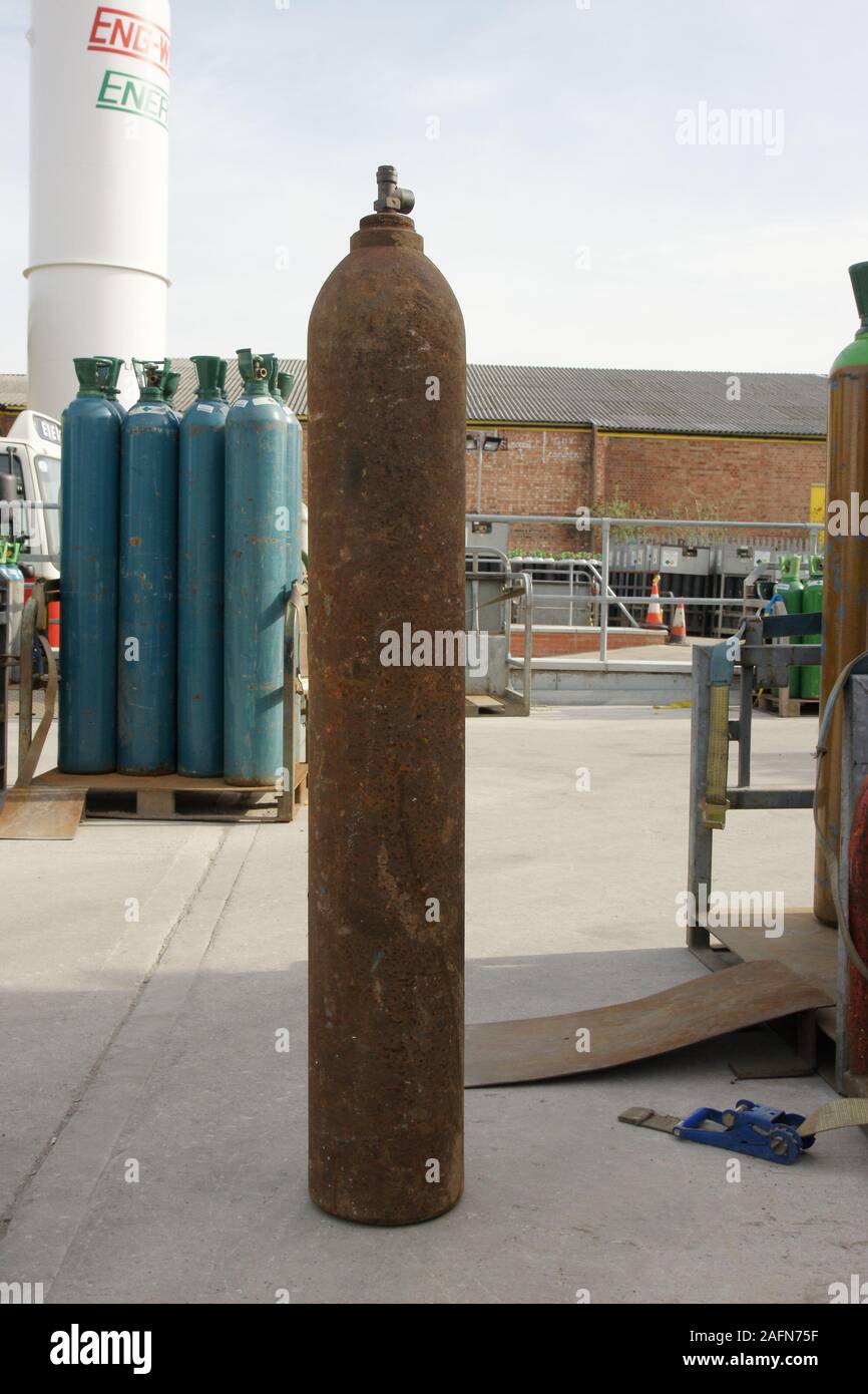 compressed gas storage containers Stock Photo Alamy
