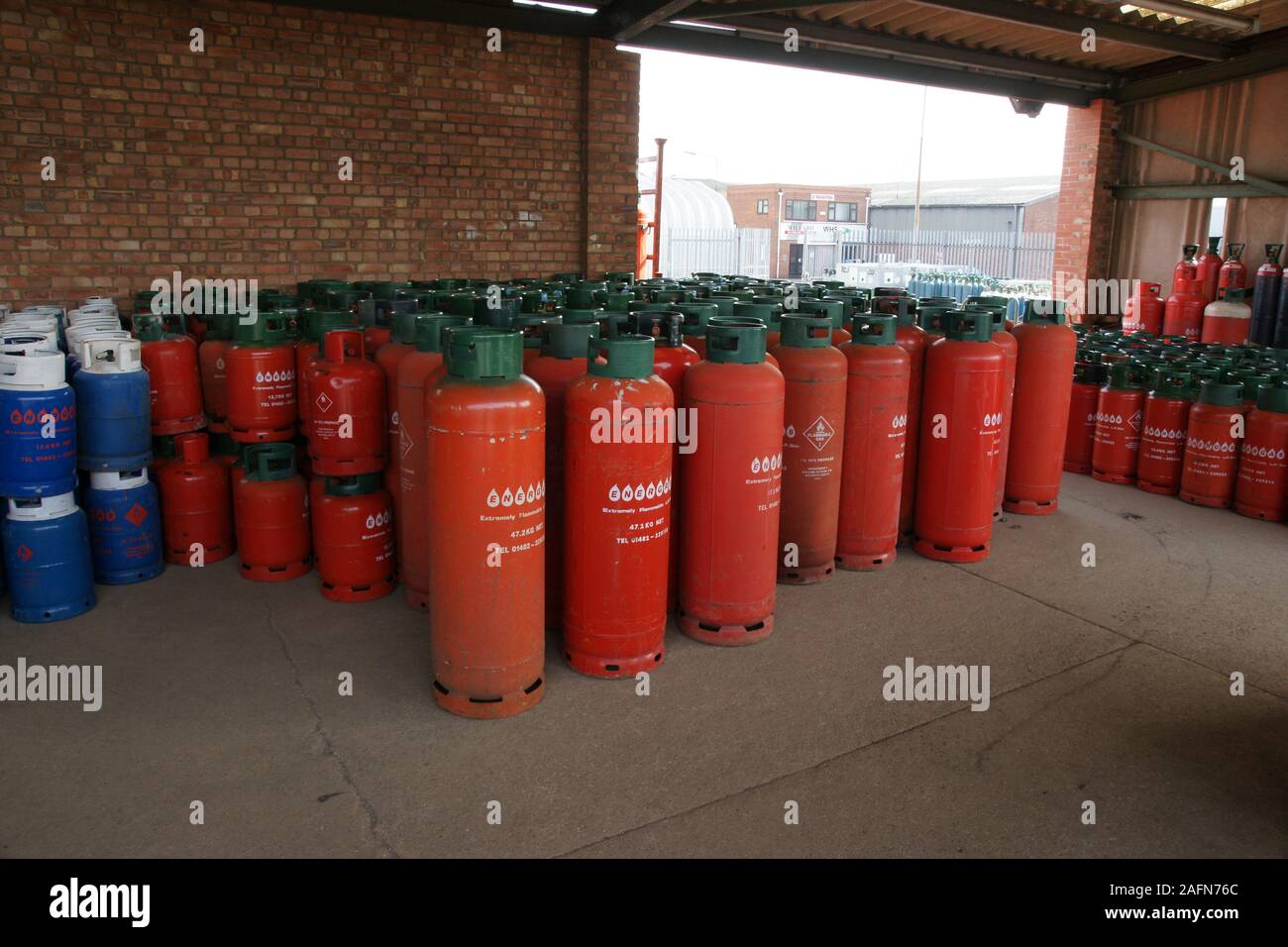 compressed gas storage containers Stock Photo Alamy