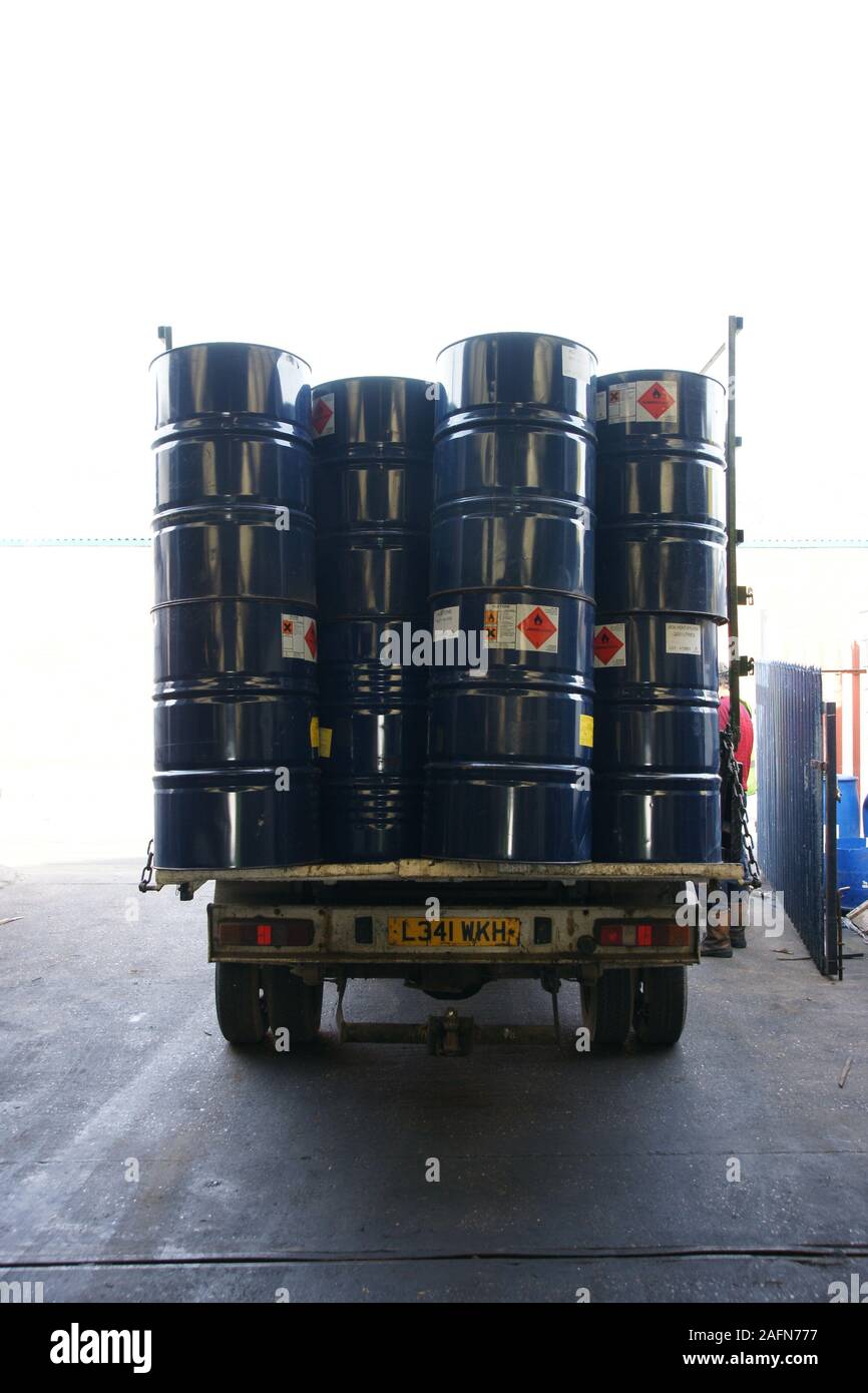 Oil Drum Bin High Resolution Stock Photography and Images Alamy