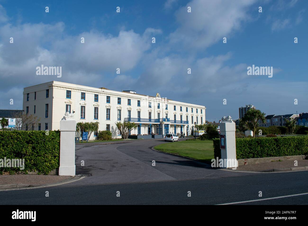 Bognor Regis, West Sussex, UK, October 04, 2019, Royal Norfolk Hotel on