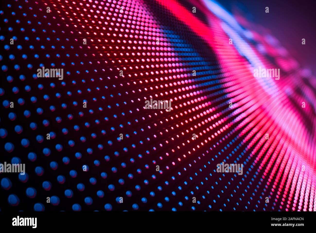Abstract Led wall background with soft focus. Stock Photo