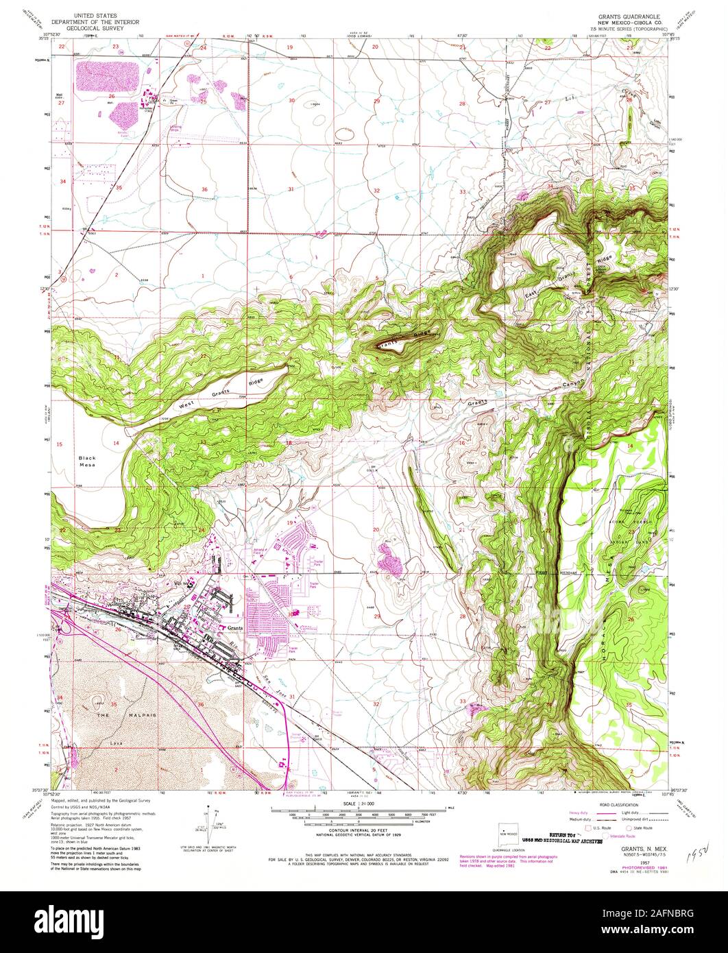 Grants New Mexico Map Grants, New Mexico Cut Out Stock Images & Pictures - Alamy