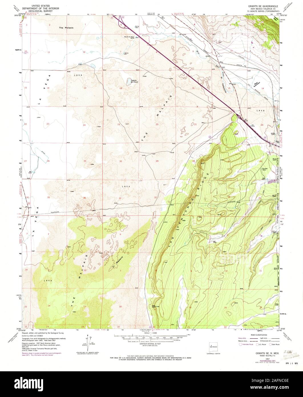 Grants new mexico map hi-res stock photography and images - Alamy
