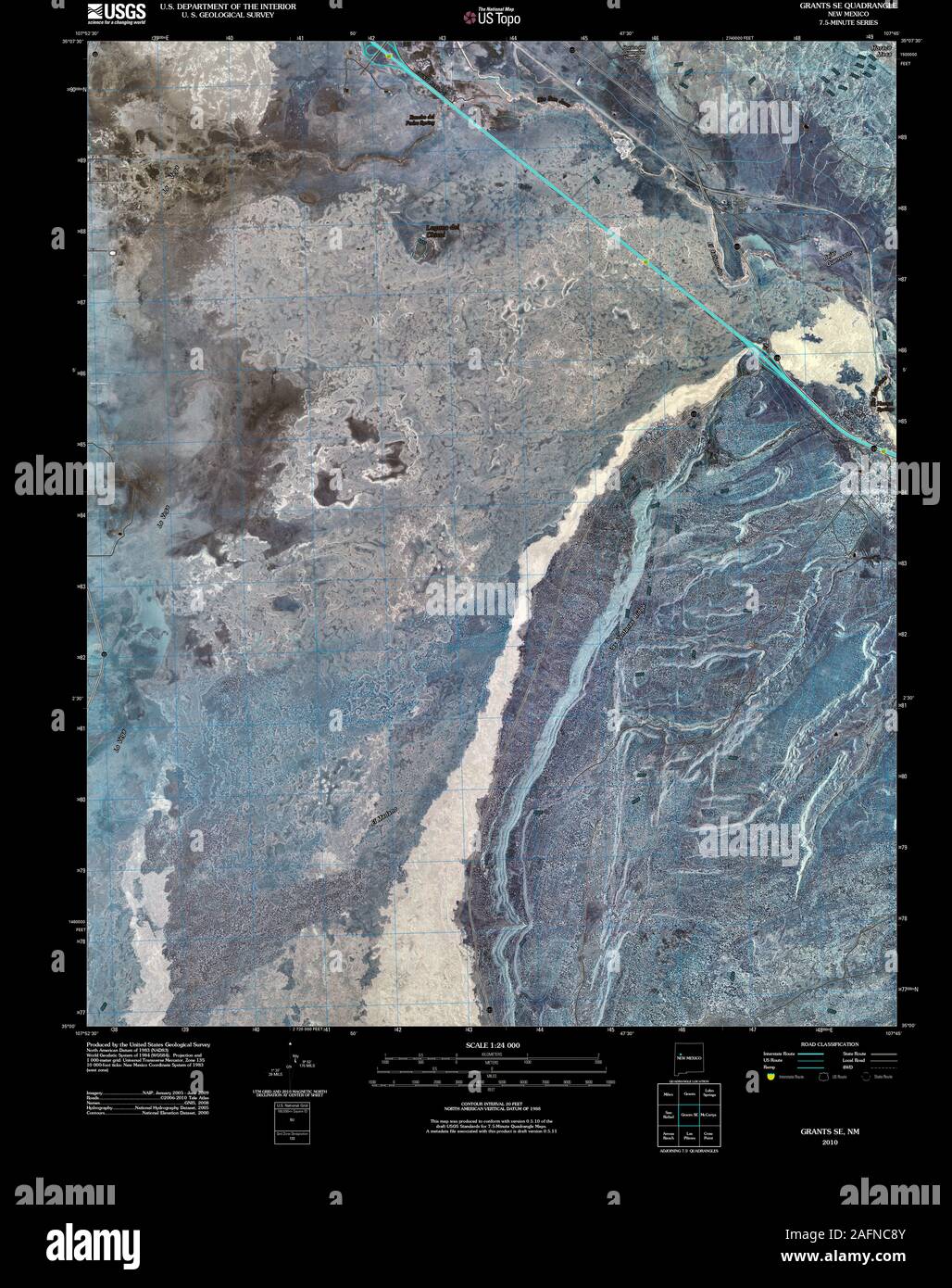 Map of grants new mexico hires stock photography and images Alamy