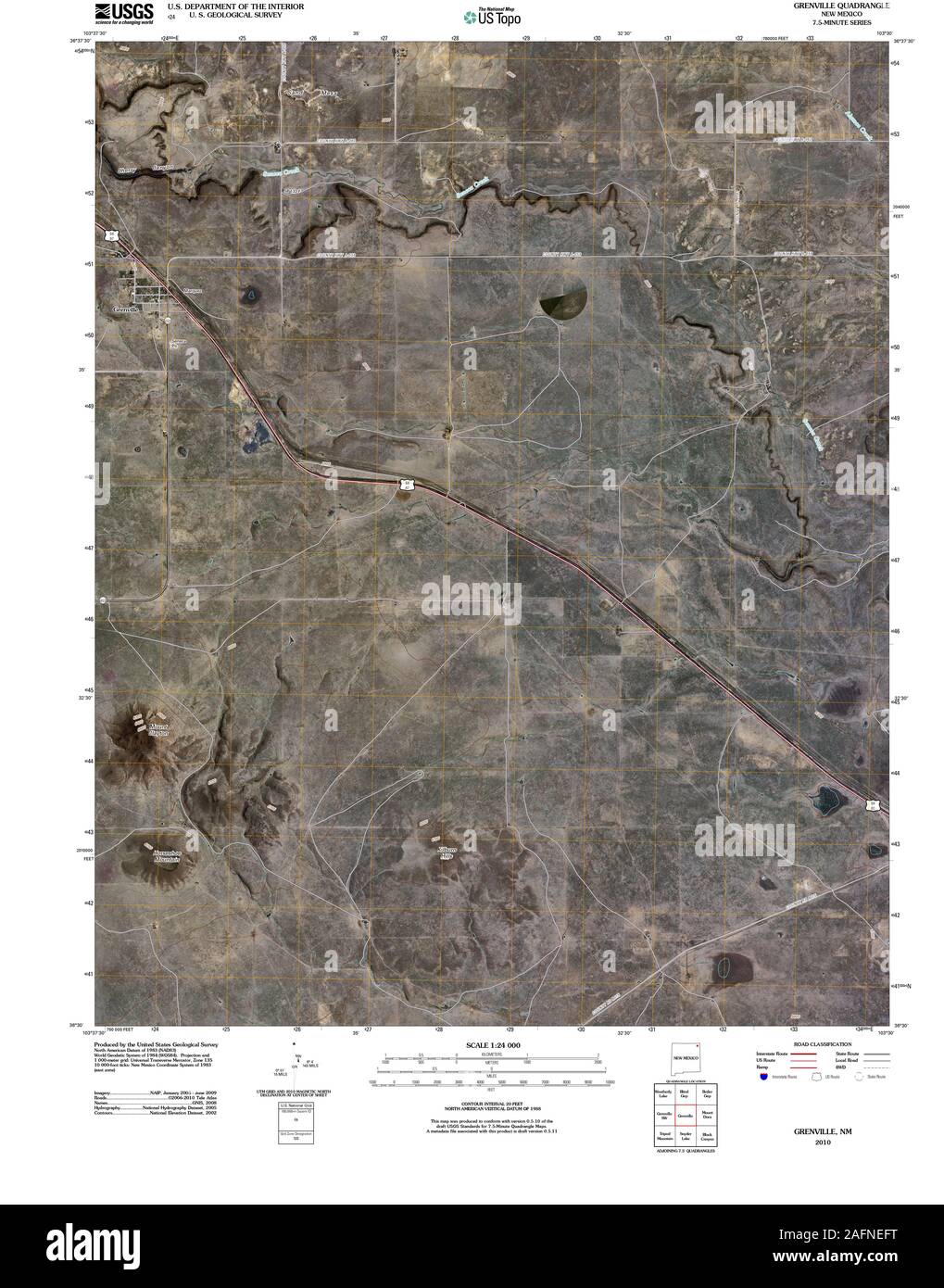Grenville new mexico map Cut Out Stock Images & Pictures Alamy